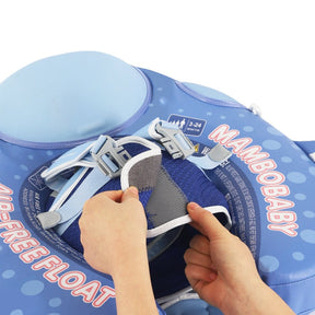 Boia Mambobaby Tubarão Baleia Deluxe Edition Com Cauda e Proteção Solar FPU 50+ (3 meses a 3 anos)